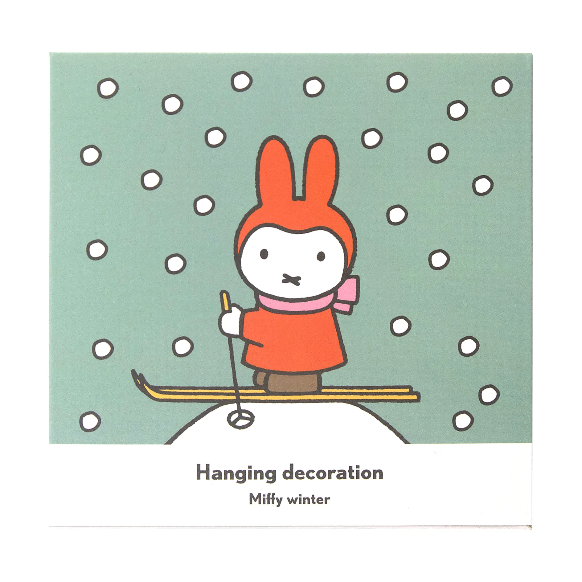 Miffy winter dekorationshänge, Silver Pluto Design