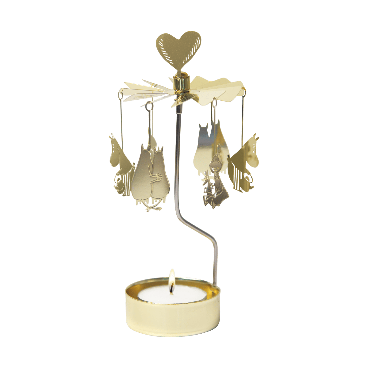 Pluto Design Moomin 80 änglaspel Guld | Skandinavisk Design | Juldekorationer & Julpynt | Guldfärgad