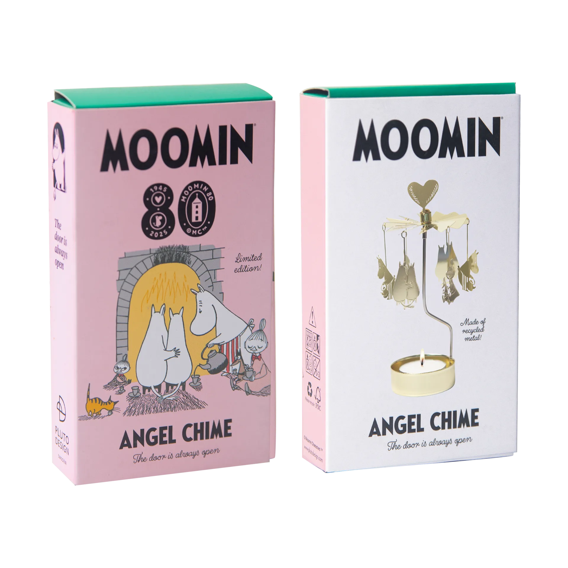 Moomin 80 änglaspel, Guld Pluto Design