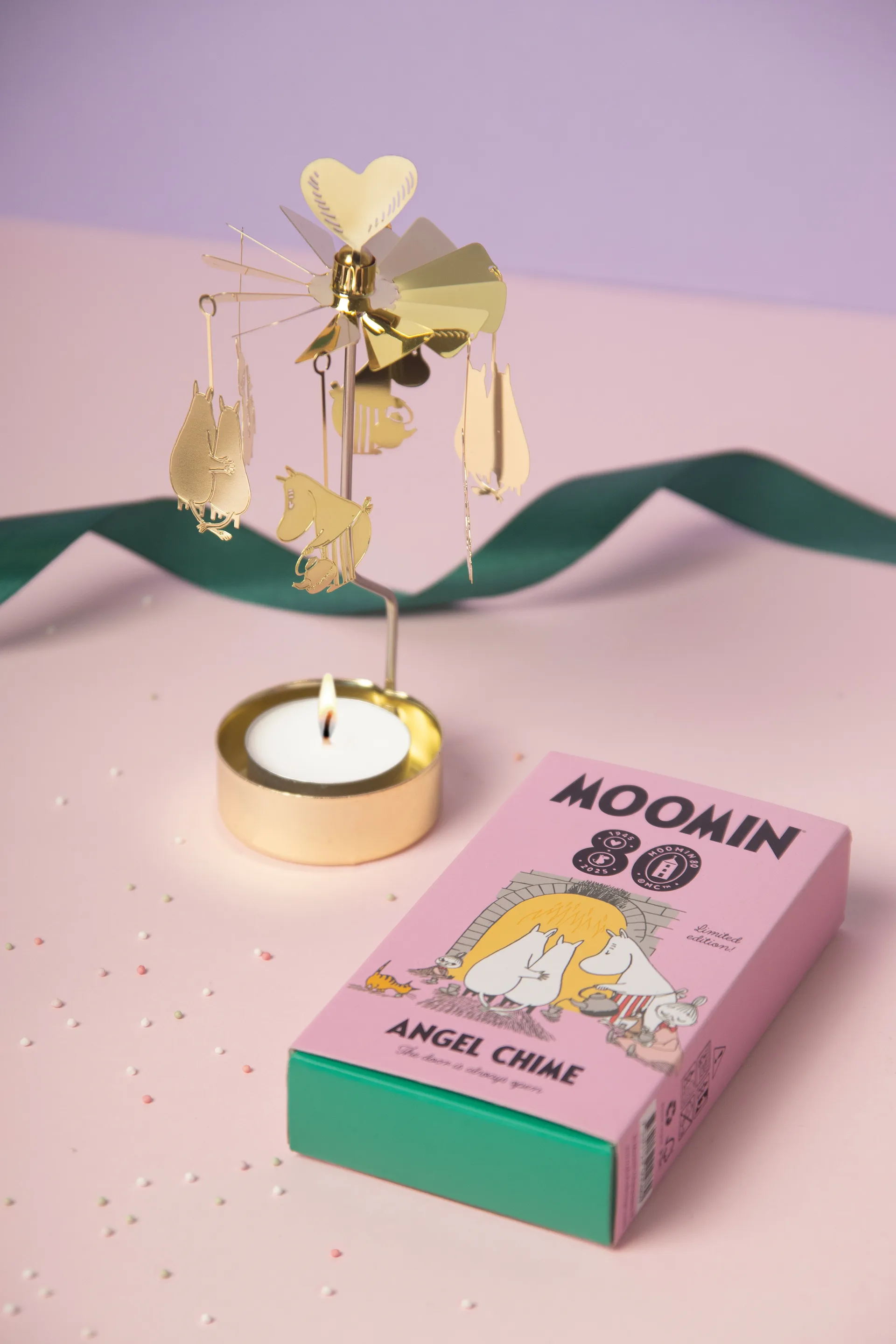 Moomin 80 änglaspel, Guld Pluto Design