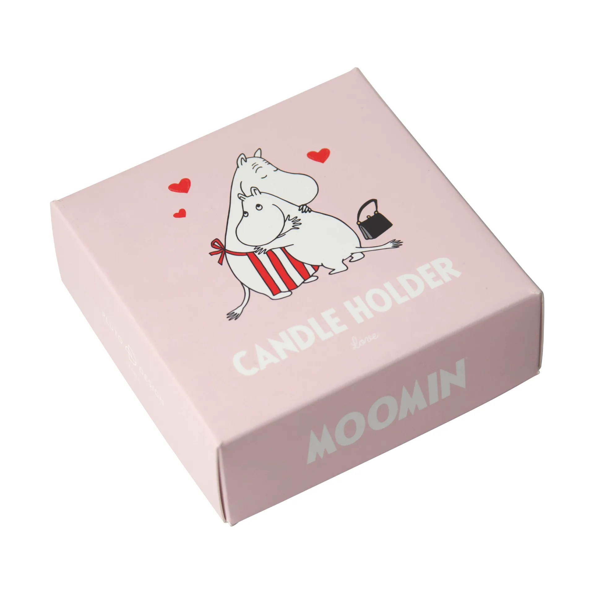 Moomin love ljusstake, Guld Pluto Design