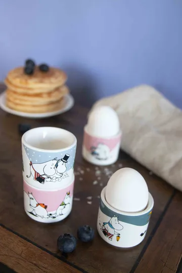 Mumin äggkopp 4 delar - Mumin vinter - Pluto Design