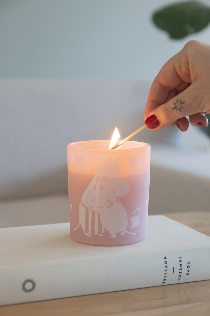 Mumin doftljus 40 h, Moomin Love Pluto Design