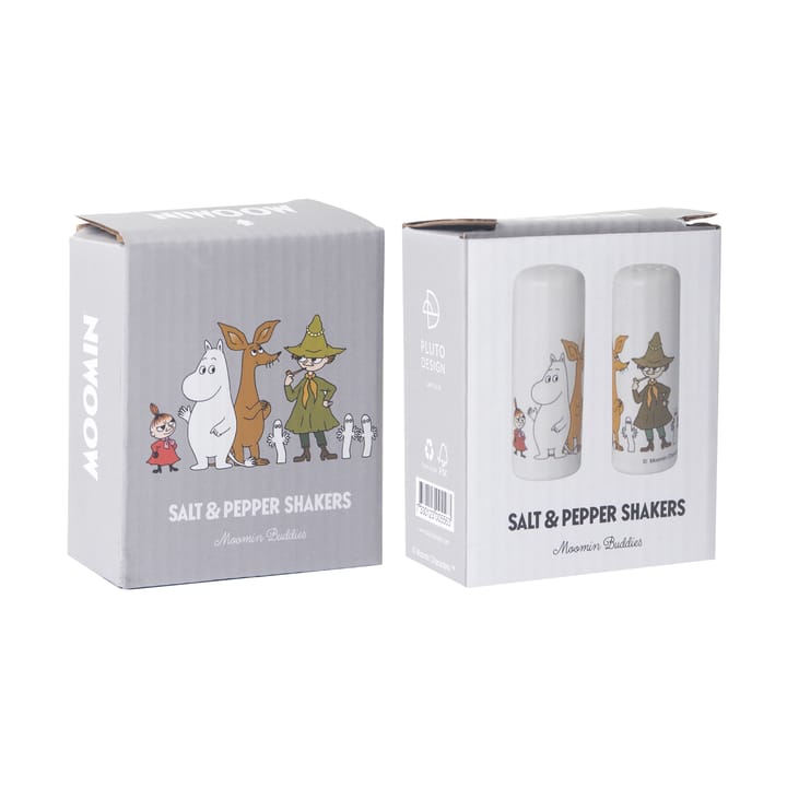 Mumin friends salt & pepparkar - Vit-multi - Pluto Design