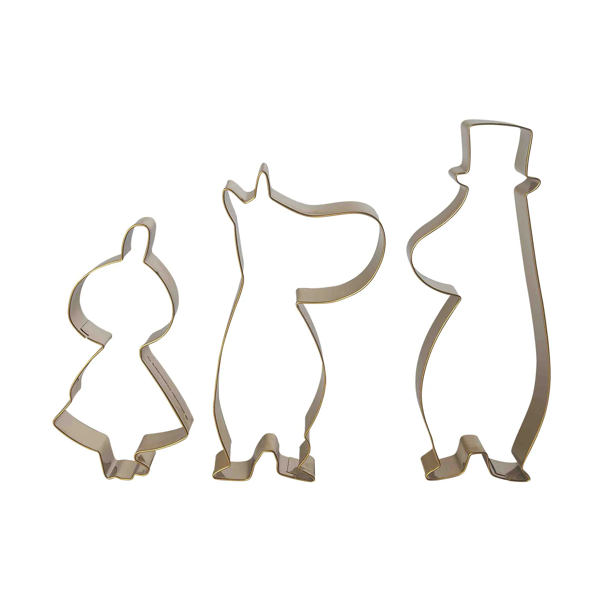 Mumin vinter pepparkaksform 3 delar, Lilla My Muminpappan, Mumintrollet Pluto Design