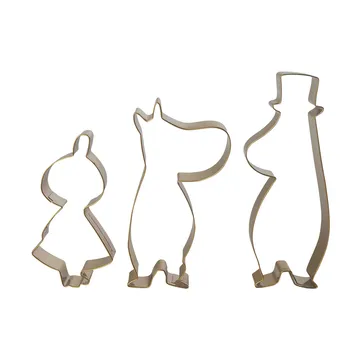 Mumin vinter pepparkaksform 3 delar - Lilla My Muminpappan, Mumintrollet - Pluto Design