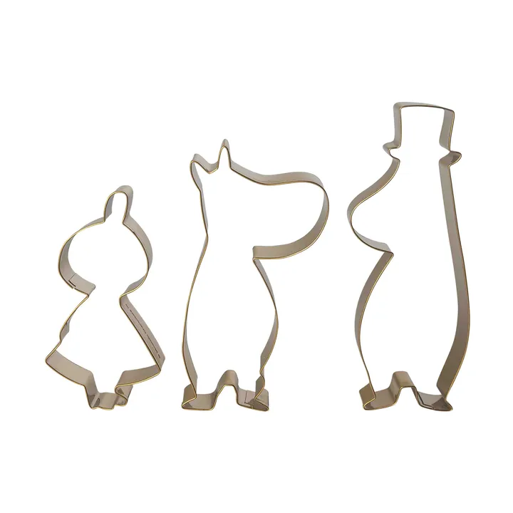 Mumin vinter pepparkaksform 3 delar - Lilla My Muminpappan, Mumintrollet - Pluto Design