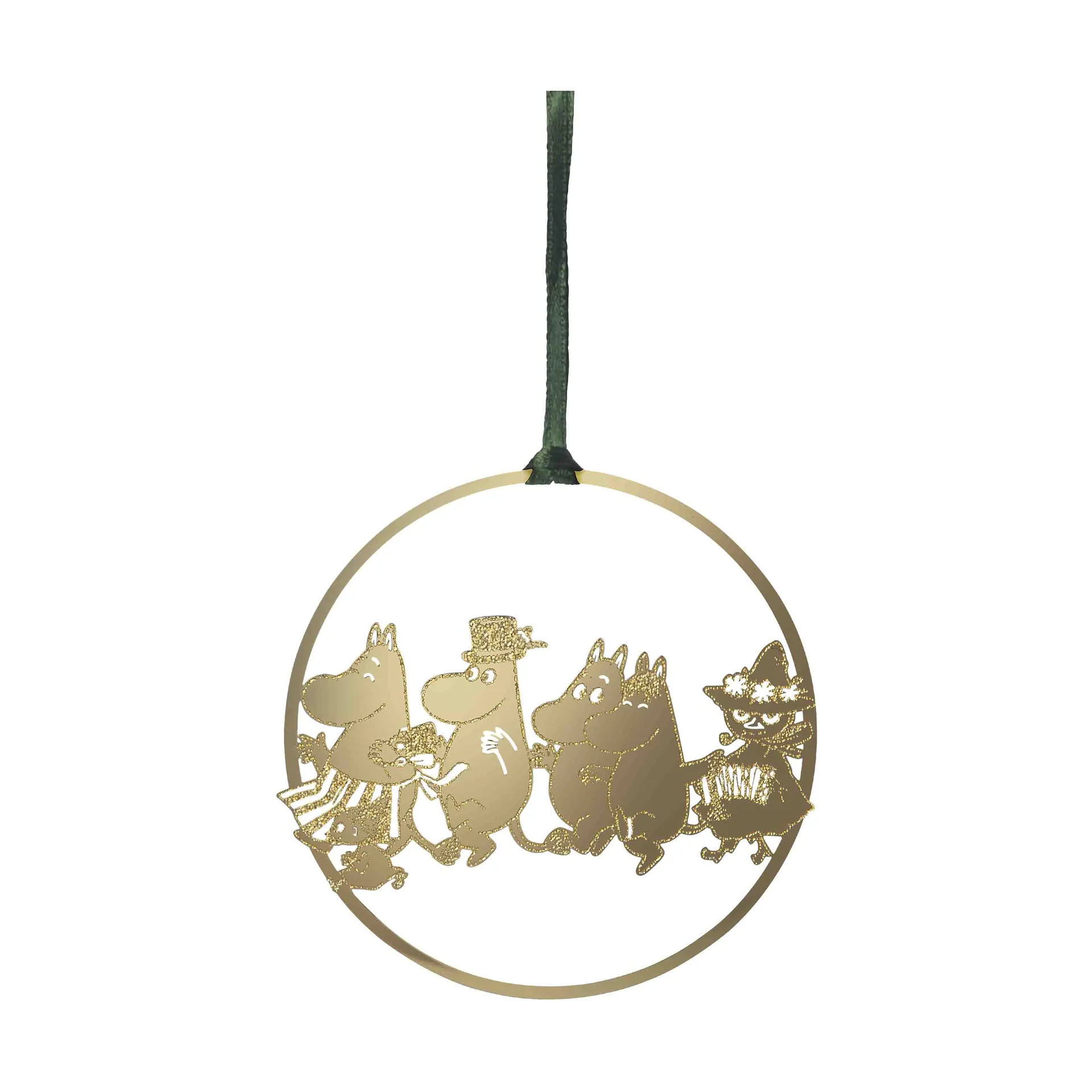 Muminfamiljen dekorationshänge, Guld Pluto Design