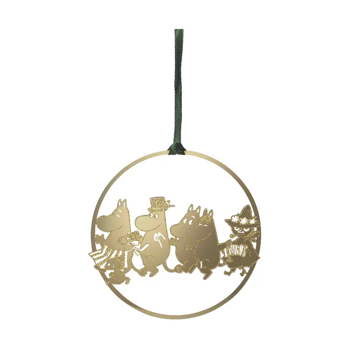 Muminfamiljen dekorationshänge - Guld - Pluto Design