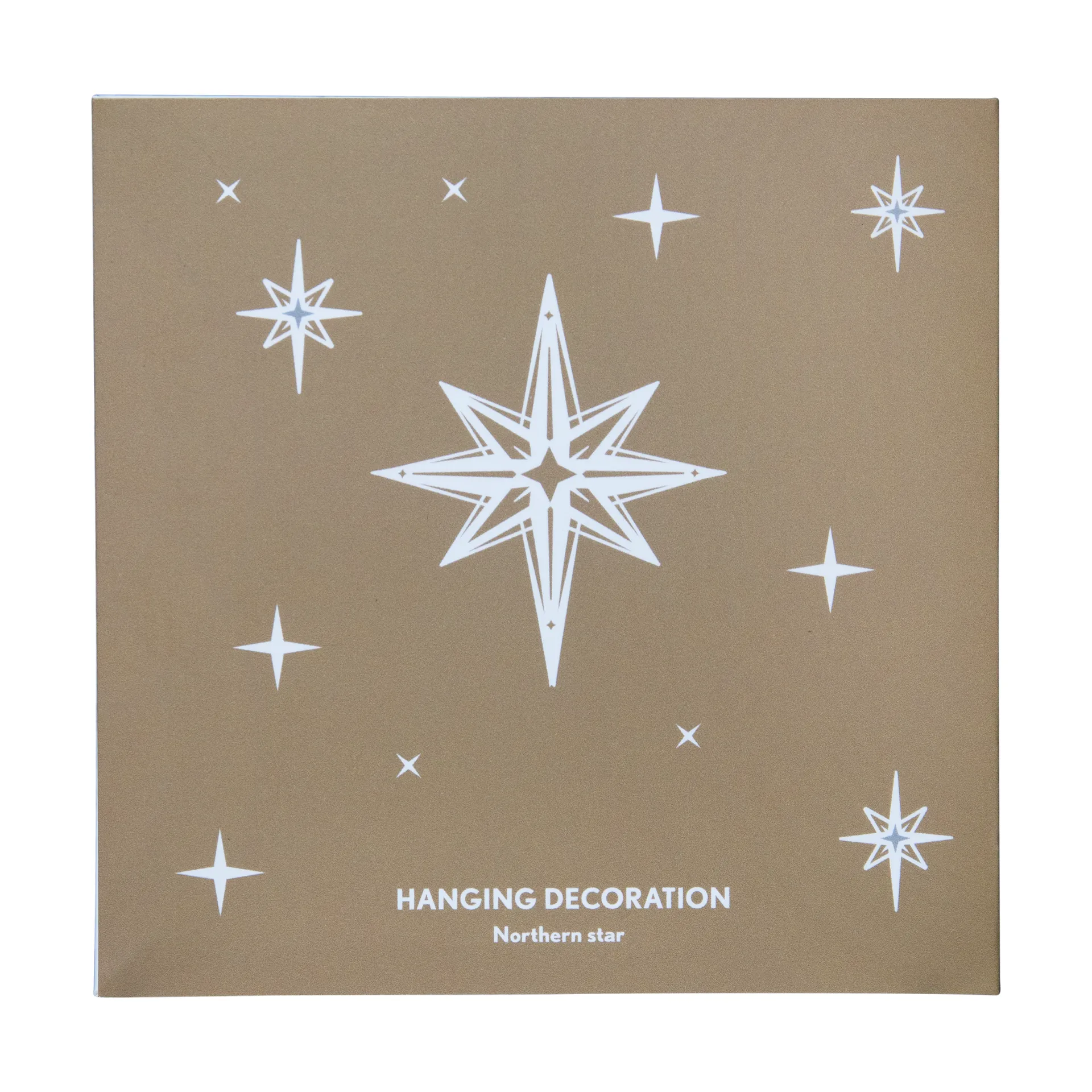 Northern Star L julhänge, Guld Pluto Design