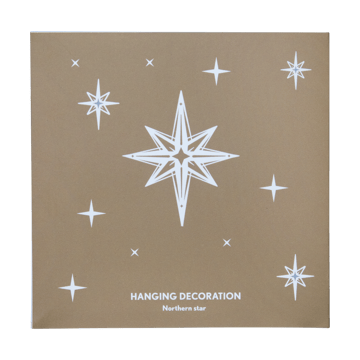 Northern Star L julhänge - Guld - Pluto Design