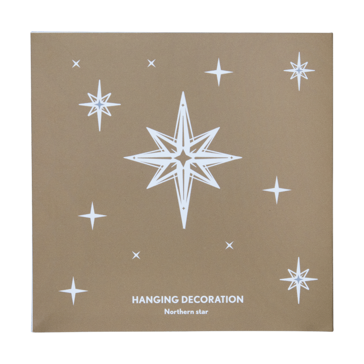 Northern Star L julhänge, Guld Pluto Design
