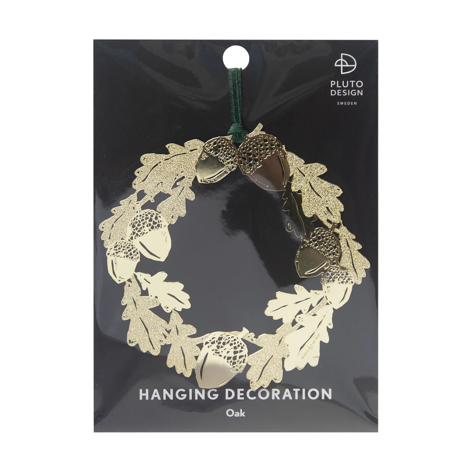 Oak dekorationshänge Ø10 cm, Guld Pluto Design