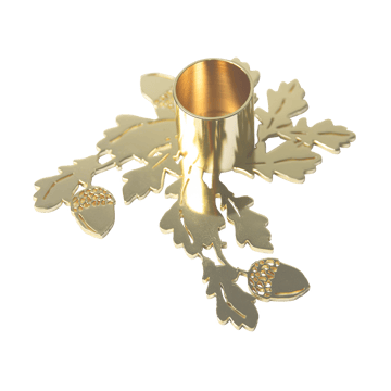 Oak ljusstake - Guld - Pluto Design