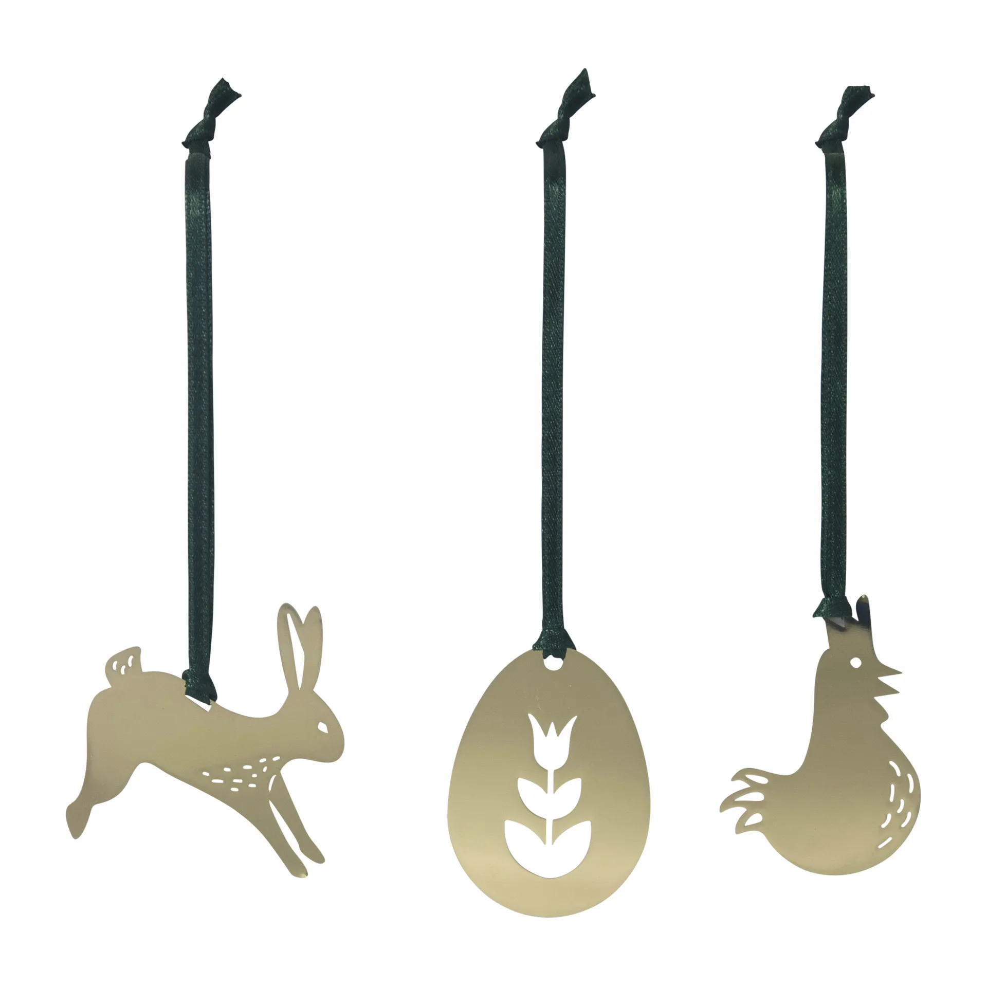 Påskhängen 3-pack, Guld Pluto Design