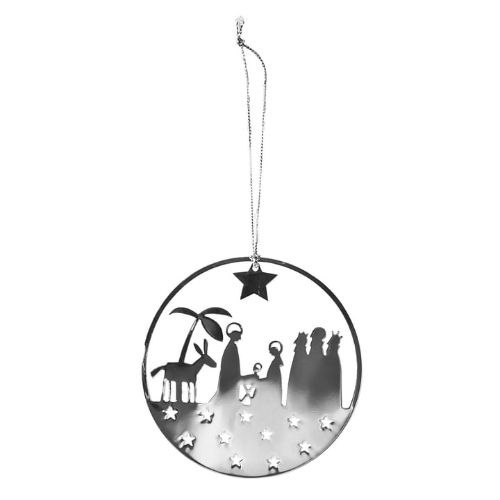 Pluto julhänge metall, krubba, silverfärgad Pluto Design