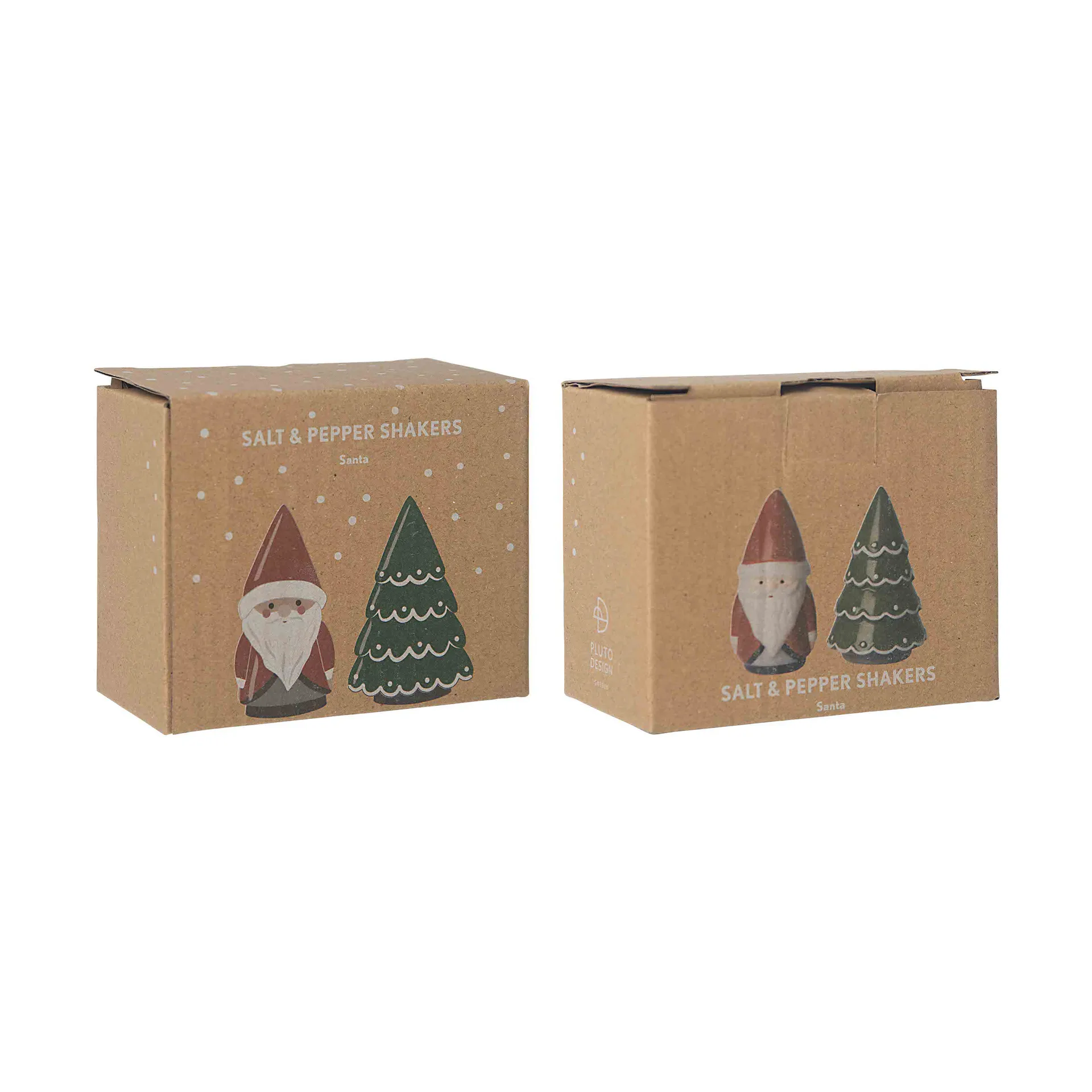 Santa salt & pepparkar, Tomte, gran Pluto Design