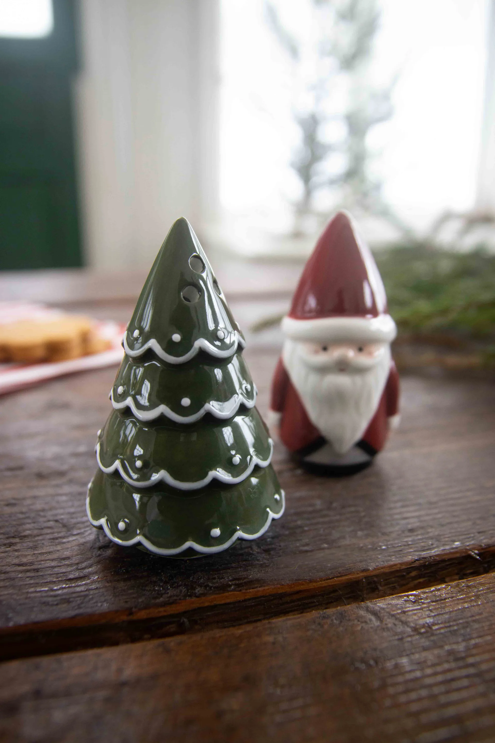 Santa salt & pepparkar, Tomte, gran Pluto Design