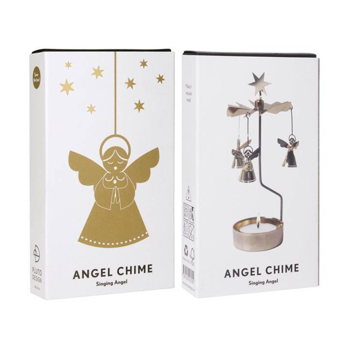 Singing angel 3D änglaspel, Guld Pluto Design