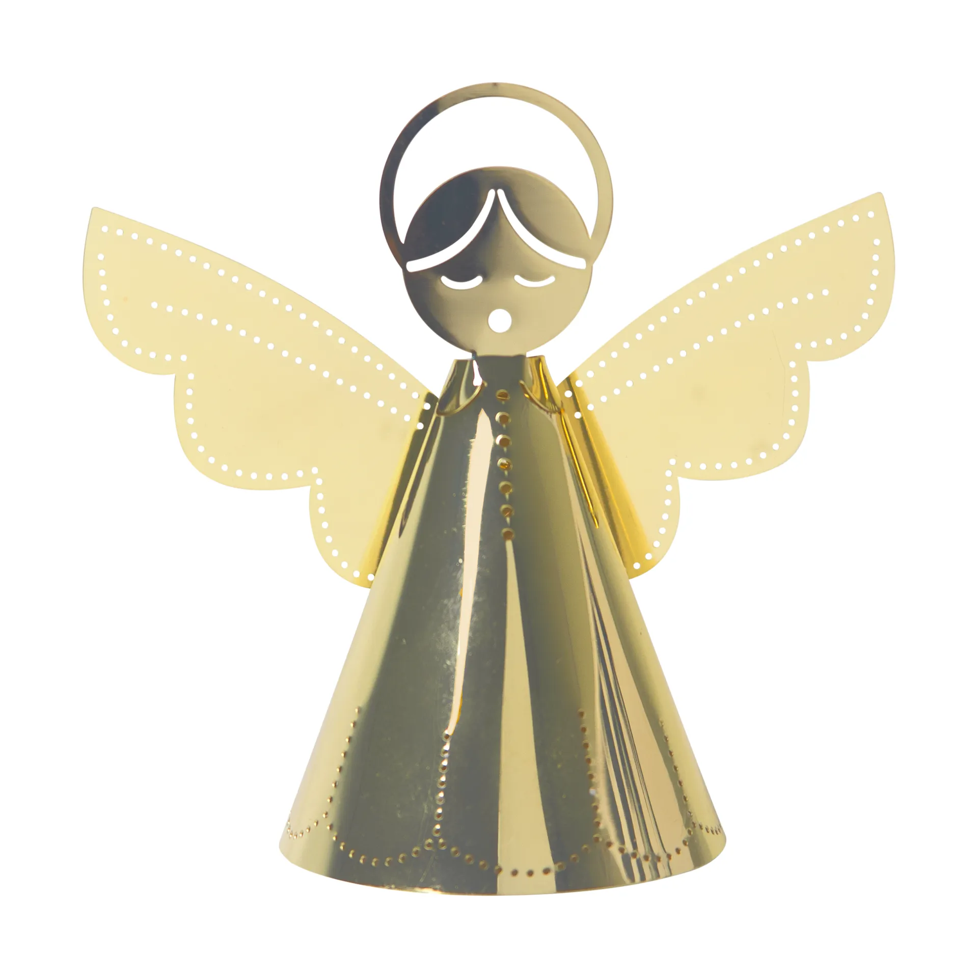 Singing angel dekoration guld, 9 cm Pluto Design