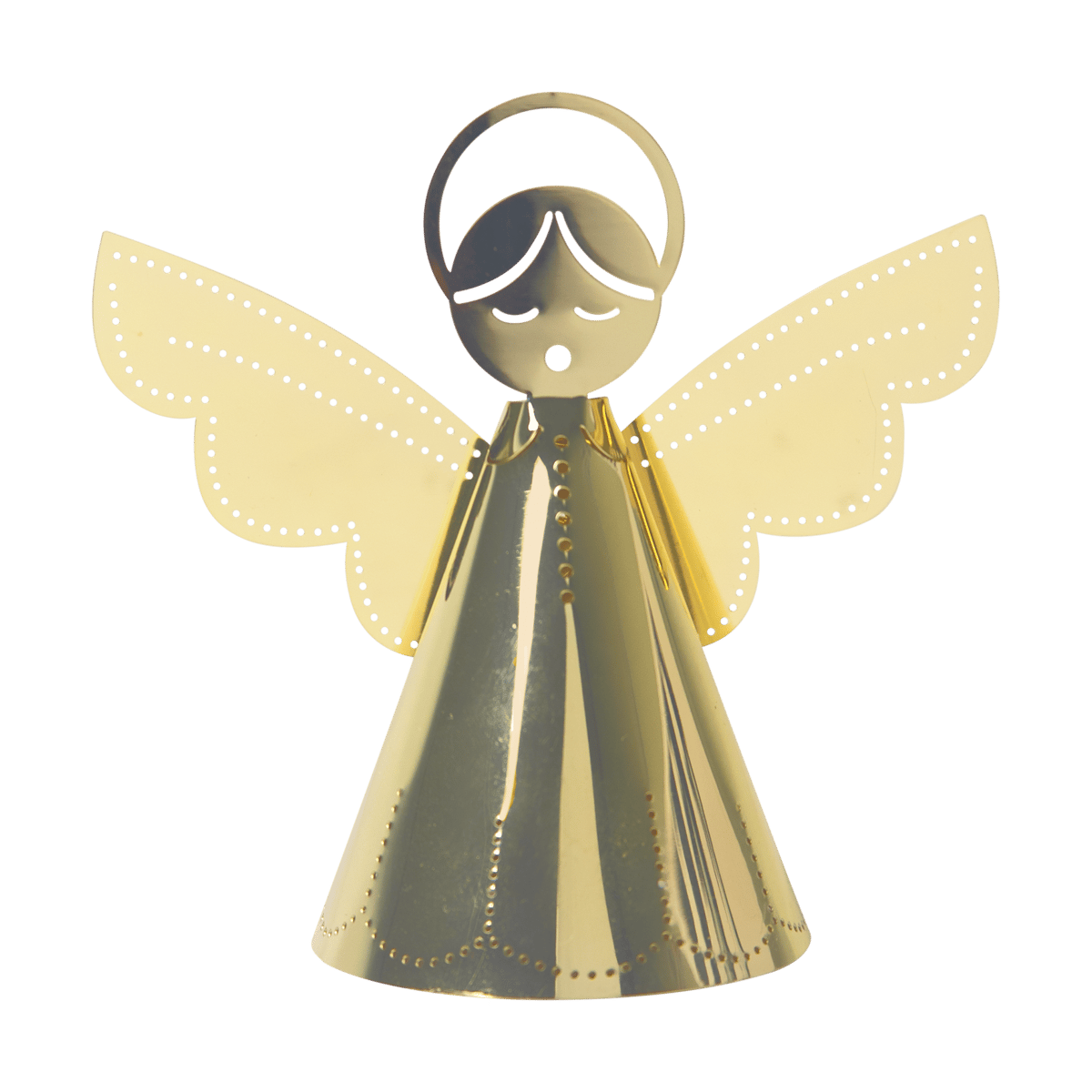 Pluto Design Singing angel dekoration guld 9 cm | Skandinavisk Design | Dekorationsdetaljer | Guldfärgad