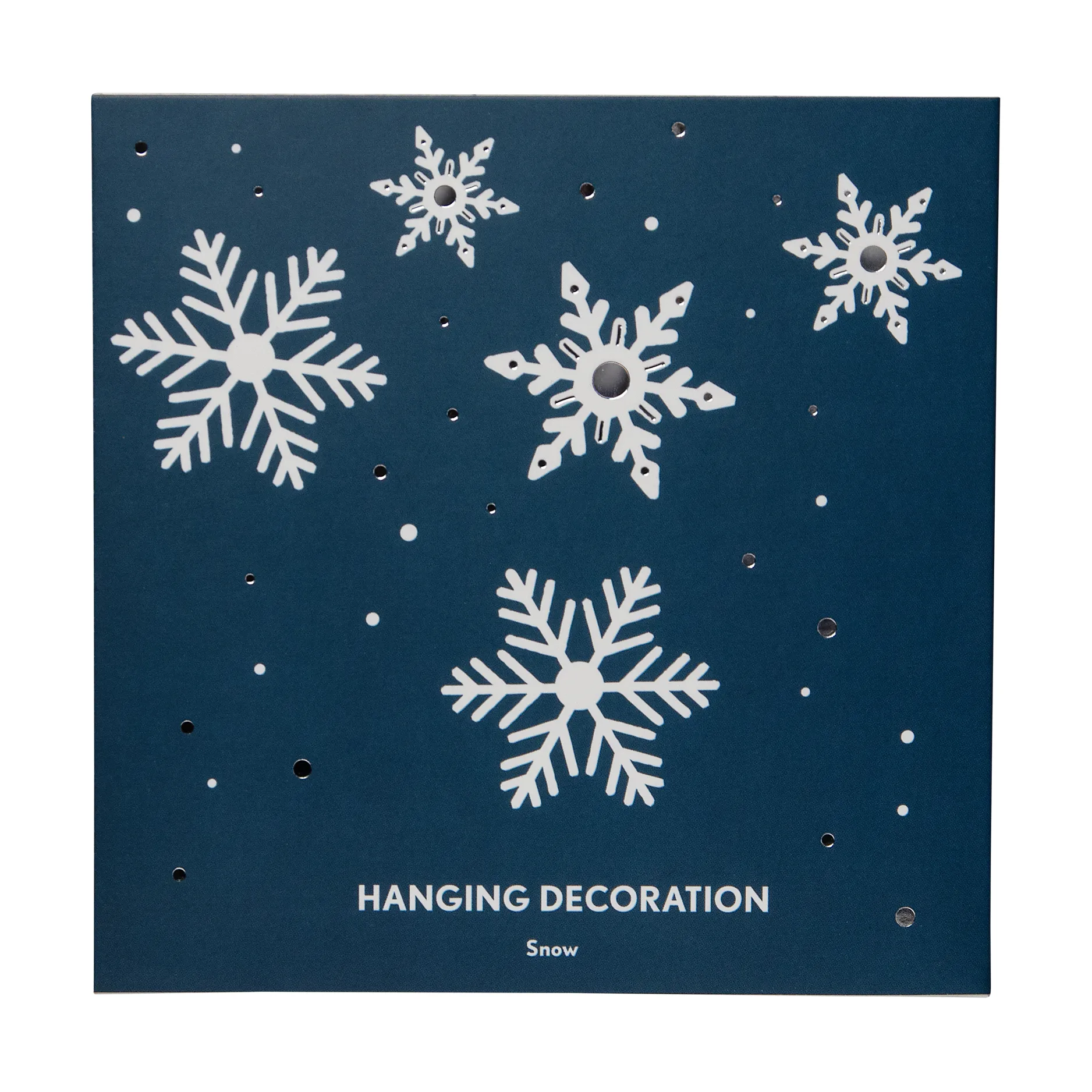 Snow julhänge, Silver Pluto Design