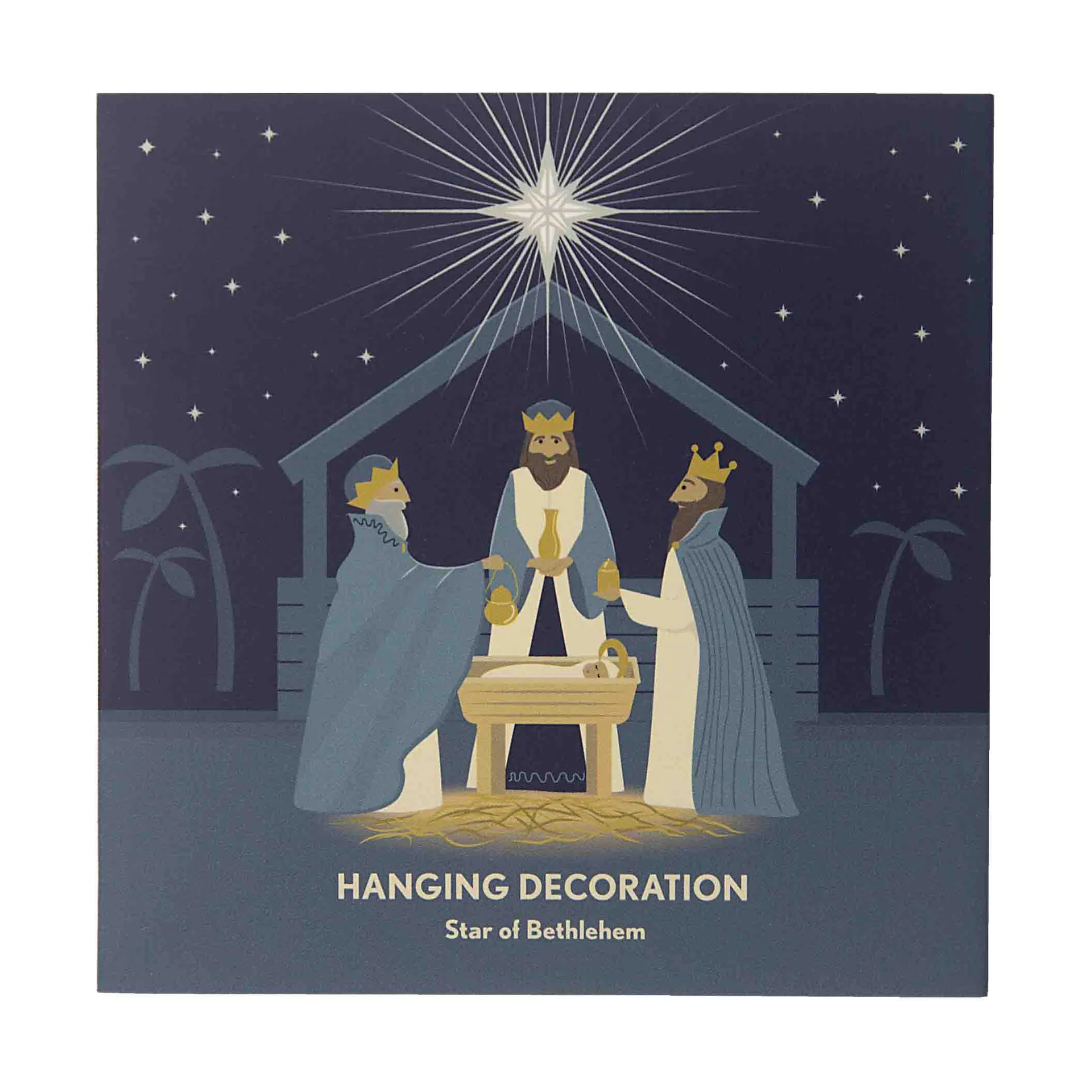 Star of Betlehem dekorationshänge, Guld Pluto Design