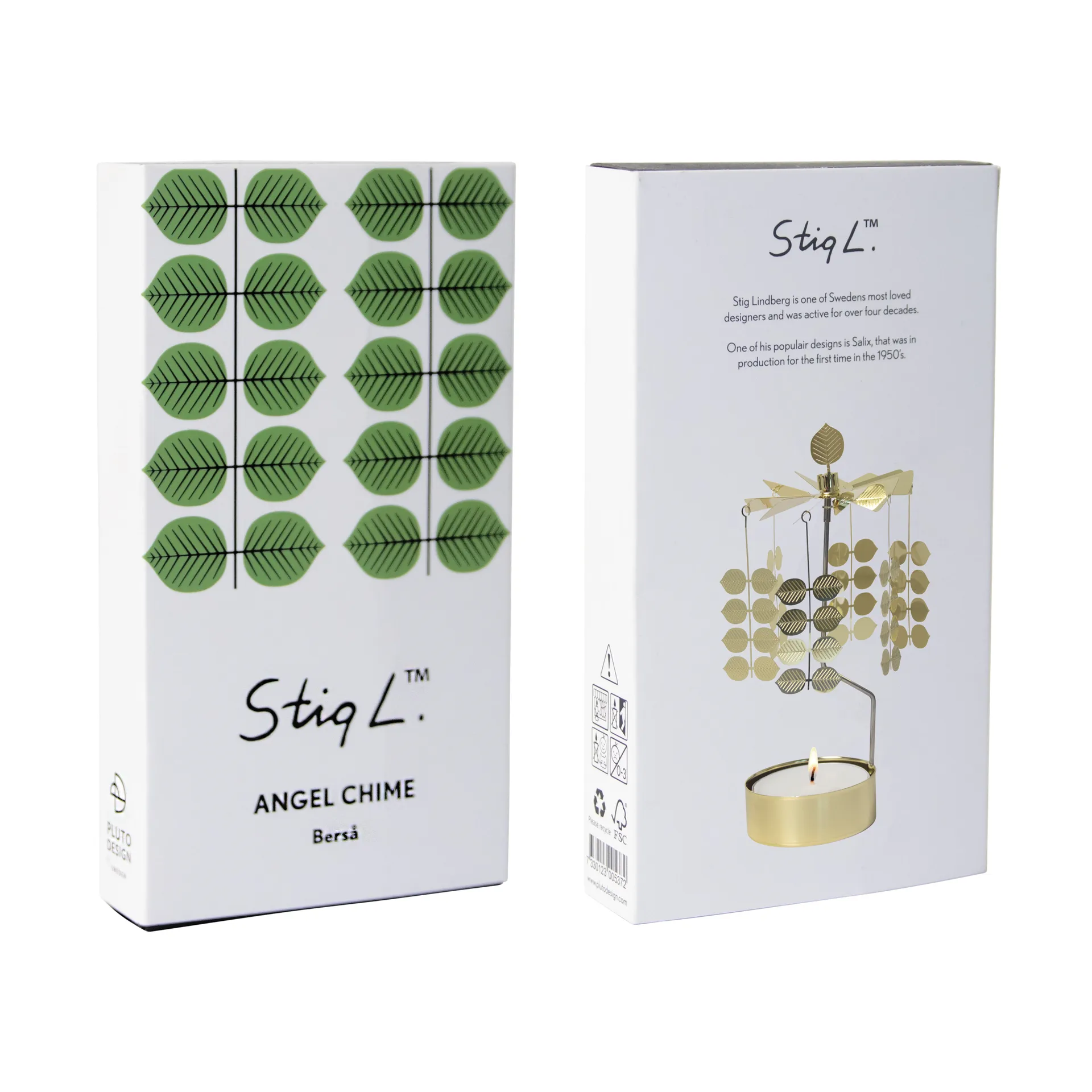 Stig L Berså änglaspel medium, Guld Pluto Design