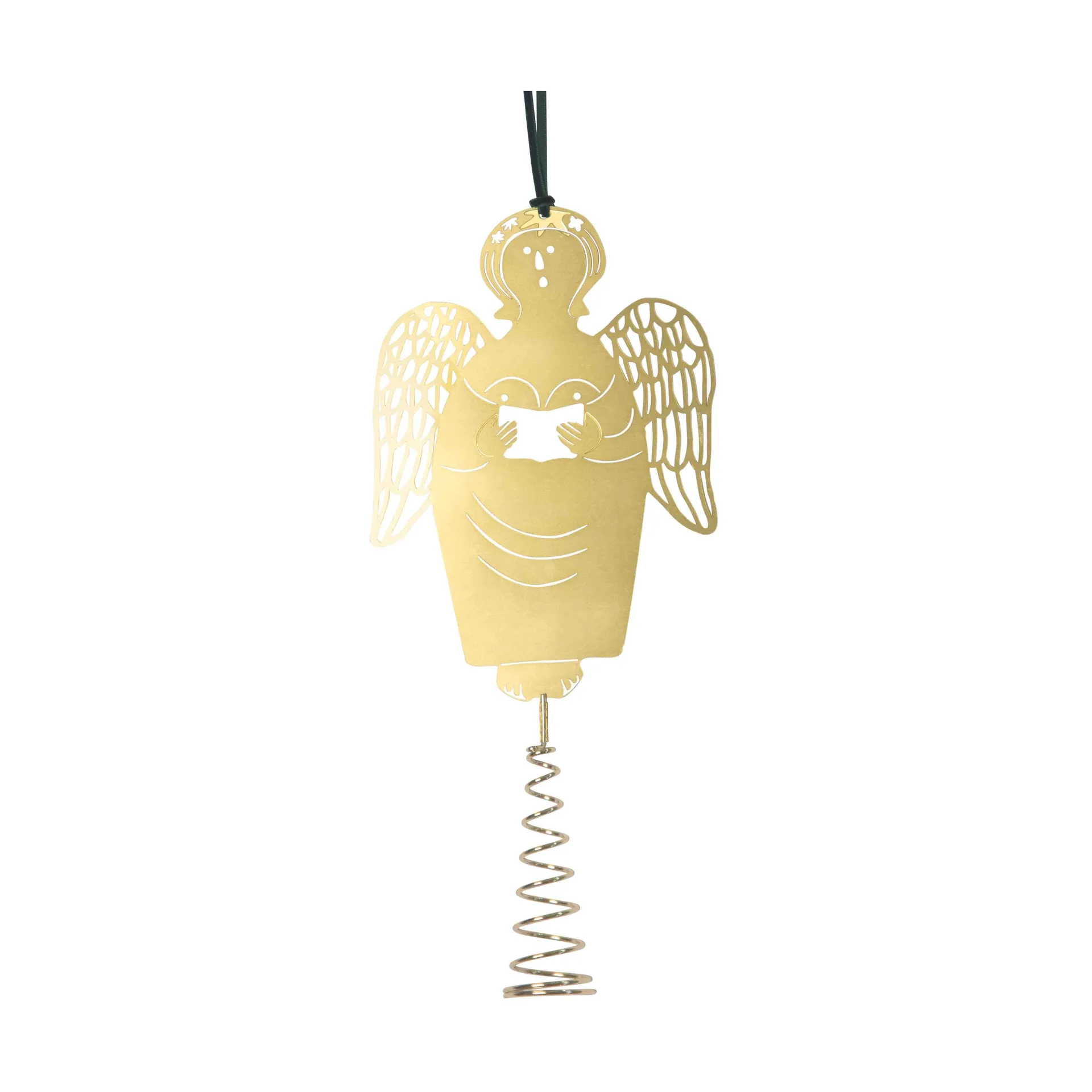 Stig L gingerbread angel tree topper julgranstopp, Mässing Pluto Design