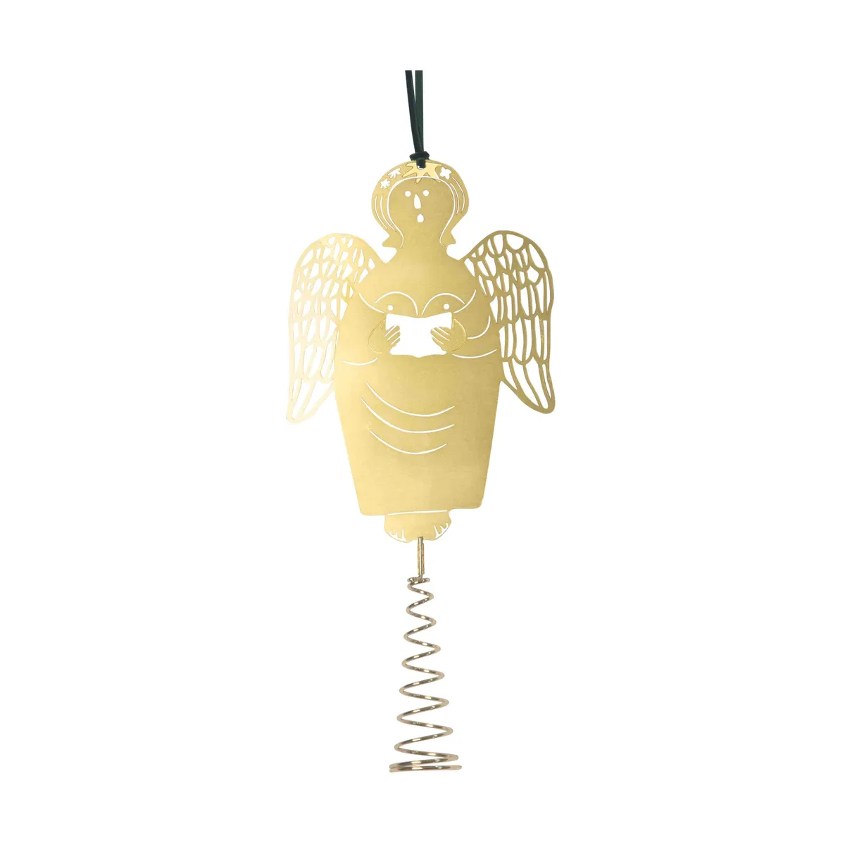 Pluto Design Stig L gingerbread angel tree topper julgranstopp Mässing