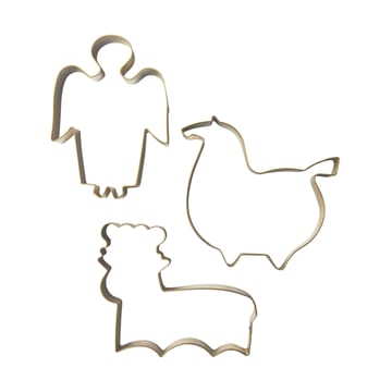 Stig L pepparkaksform 3 delar - Guld - Pluto Design