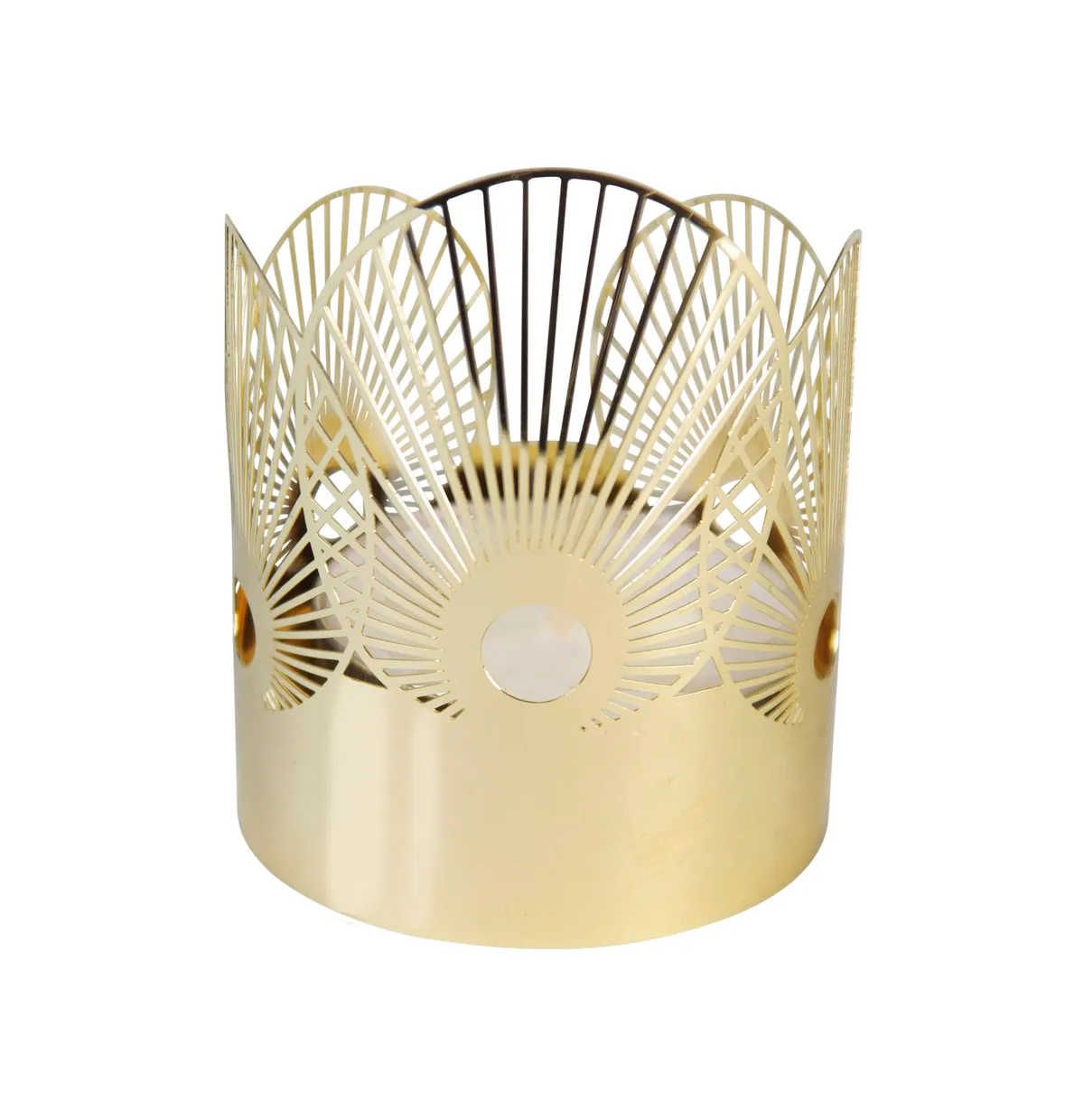 Pluto Design Sun ljuslykta mini Ø4,5 cm Guld