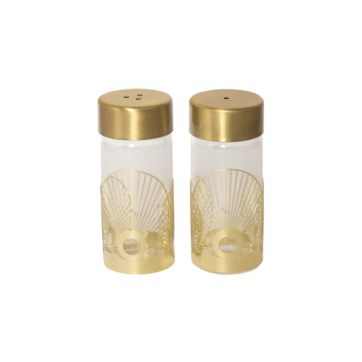 Pluto Design Sun salt- och pepparkar Guld-glas