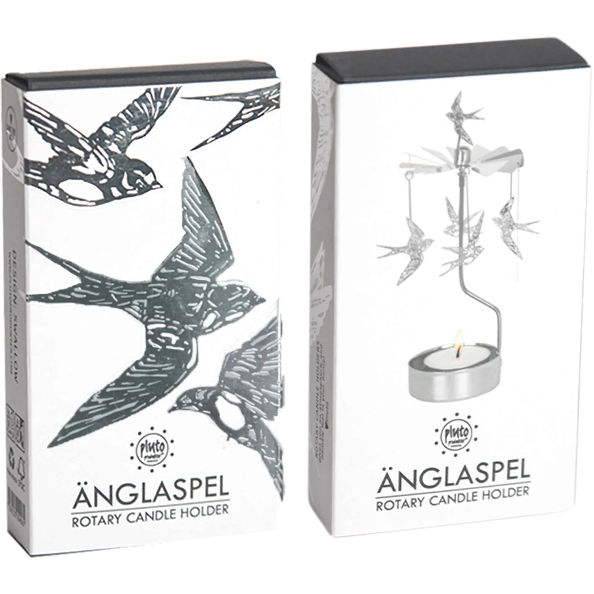 Svalor änglaspel, Silver Pluto Design