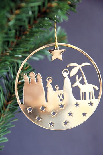 Pluto julhänge metall - krubba, silverfärgad - Pluto Produkter