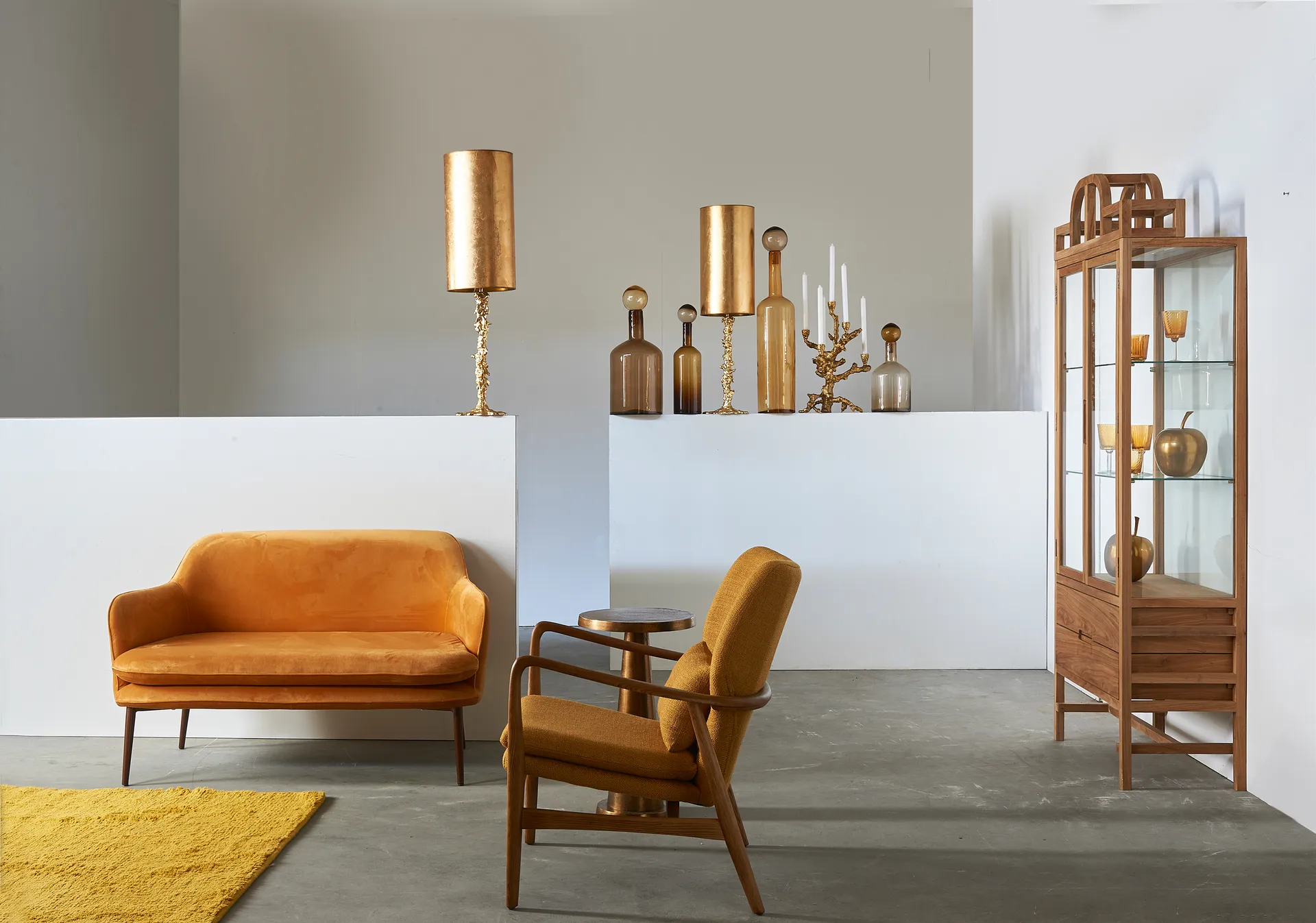 Apple tree ljusstake L 53 cm, Guld POLSPOTTEN