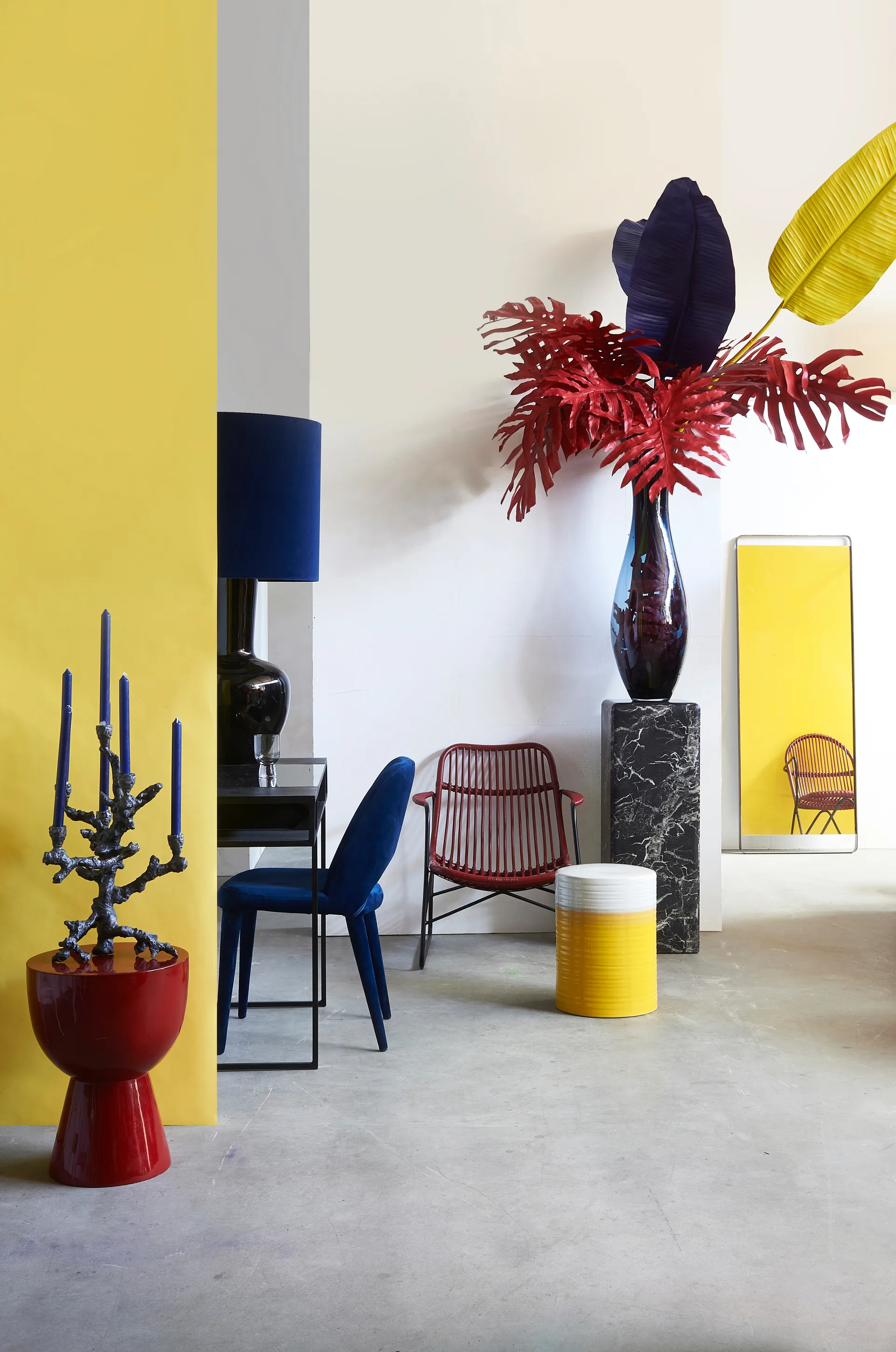 Apple tree ljusstake L 53 cm, Mörkgrå POLSPOTTEN