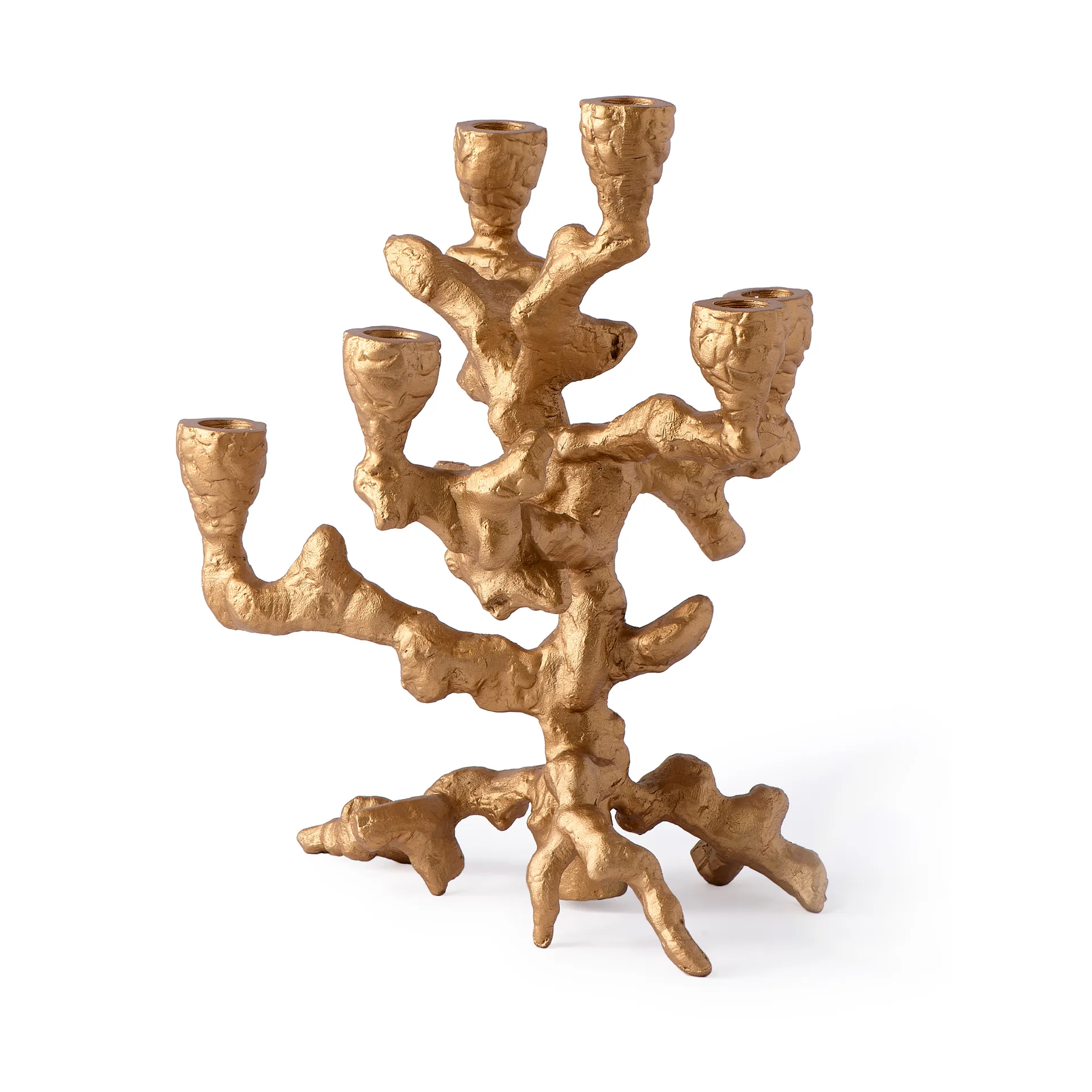 Apple tree ljusstake S 32,5 cm, Guld POLSPOTTEN
