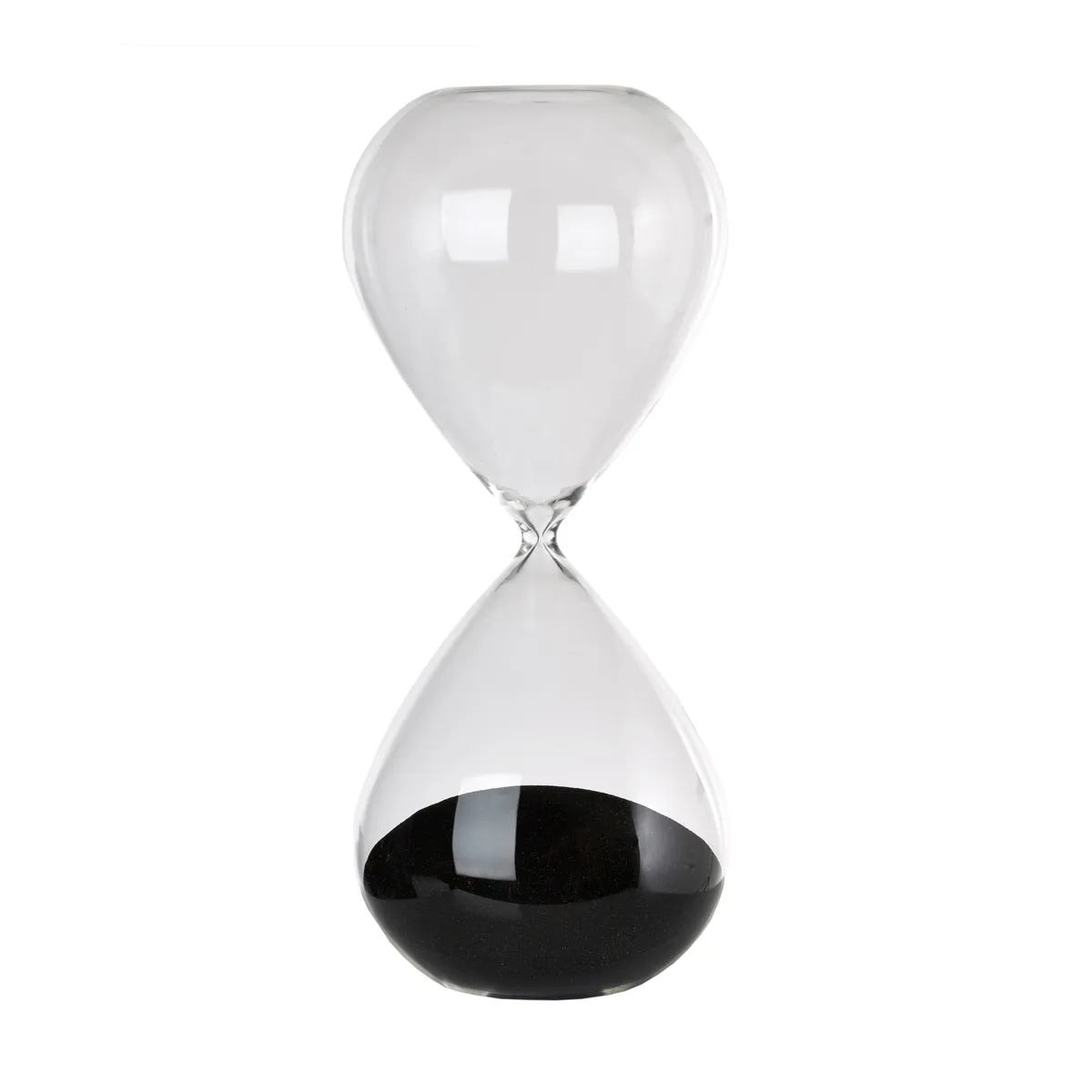 POLSPOTTEN Ball timglas L 38 cm Svart