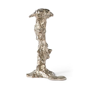 Drip ljusstake L 25 cm - Silver - POLSPOTTEN
