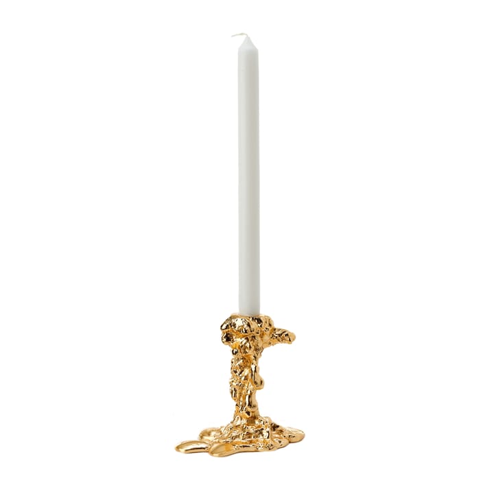 Drip ljusstake S 14 cm - Guld - POLSPOTTEN