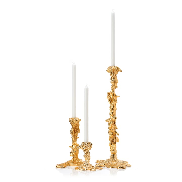 Drip ljusstake XXL 50 cm, Guld POLSPOTTEN