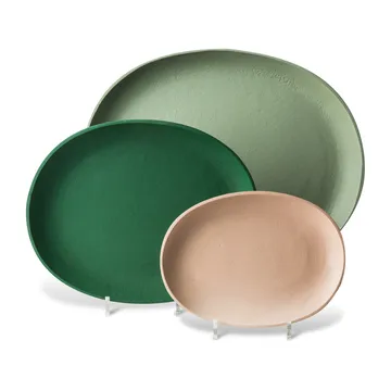 Greek bricka 3 delar - Dark green - POLSPOTTEN