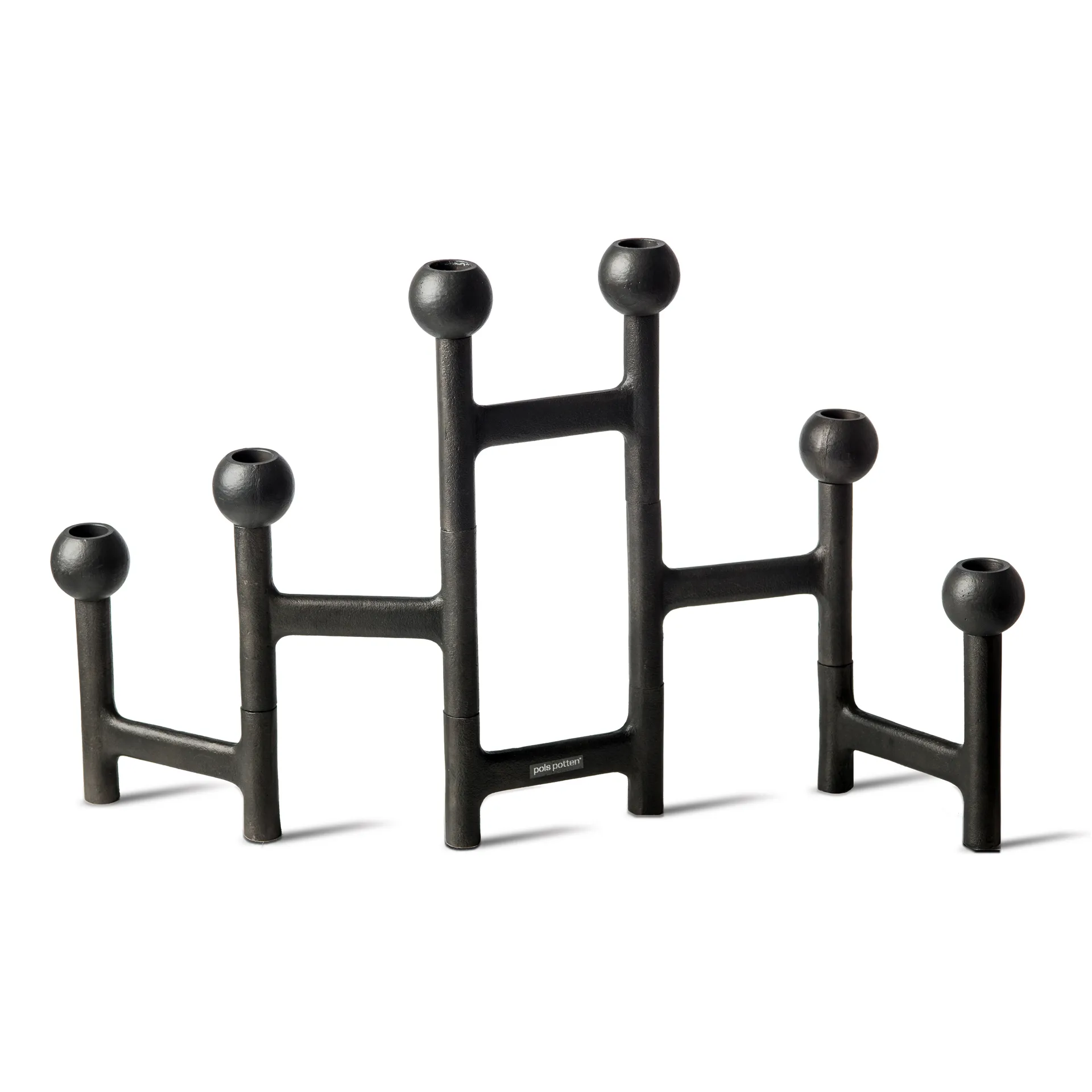 Round Folding ljusstake 56x30 cm, Mörkgrå POLSPOTTEN