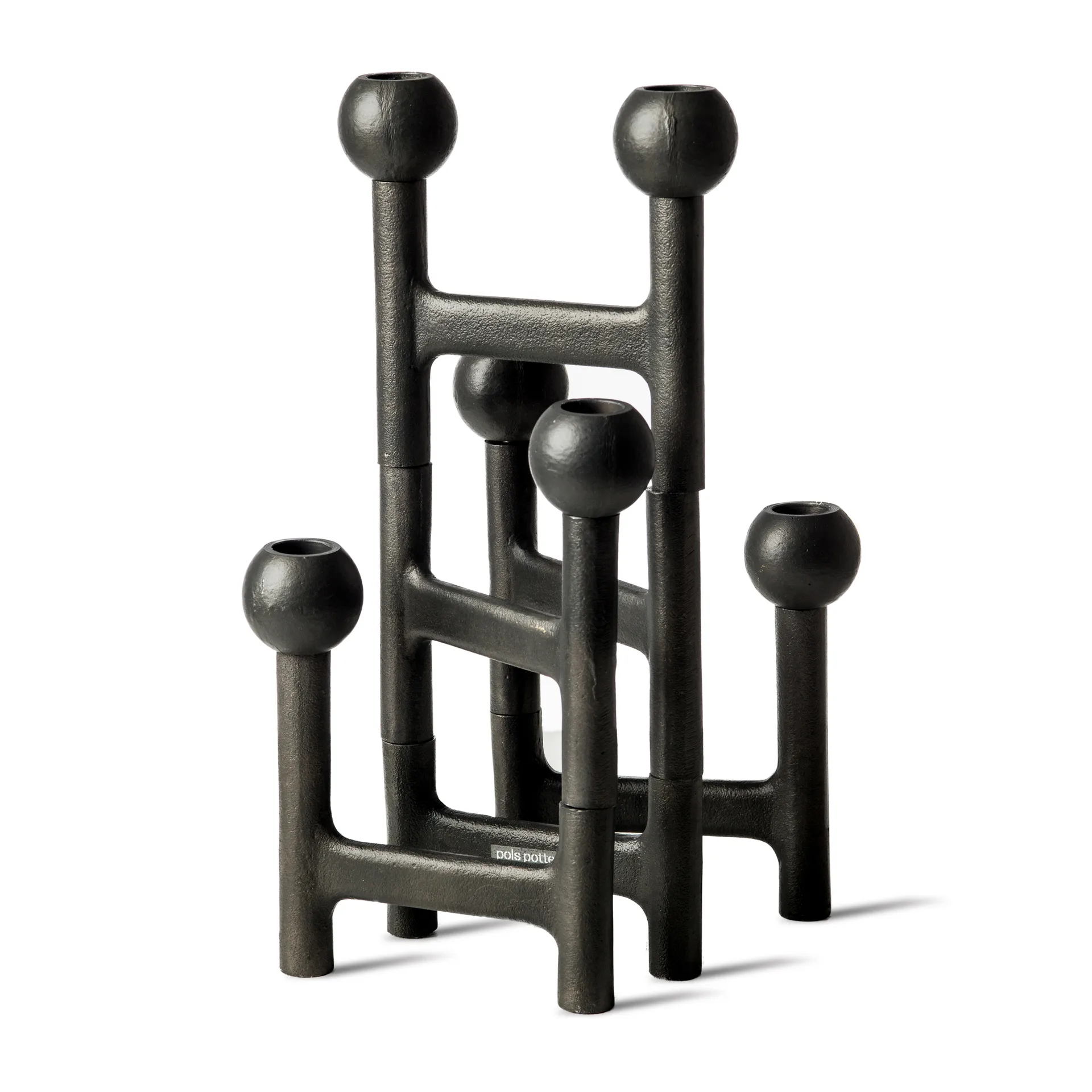 Round Folding ljusstake 56x30 cm, Mörkgrå POLSPOTTEN