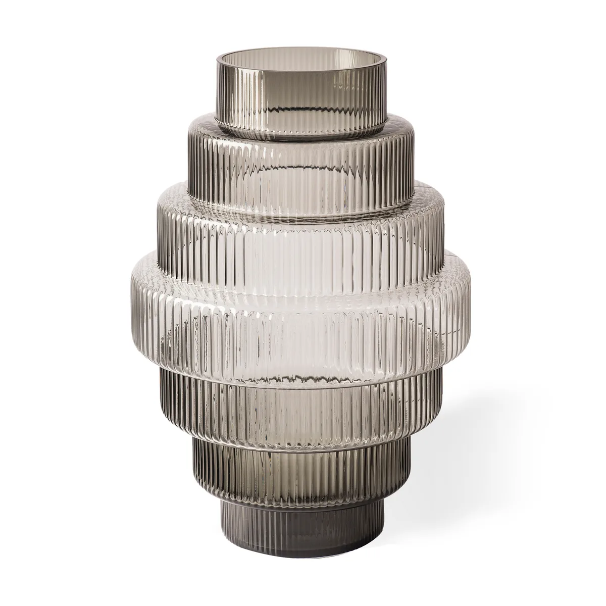 POLSPOTTEN Steps vas L 50 cm Dark grey