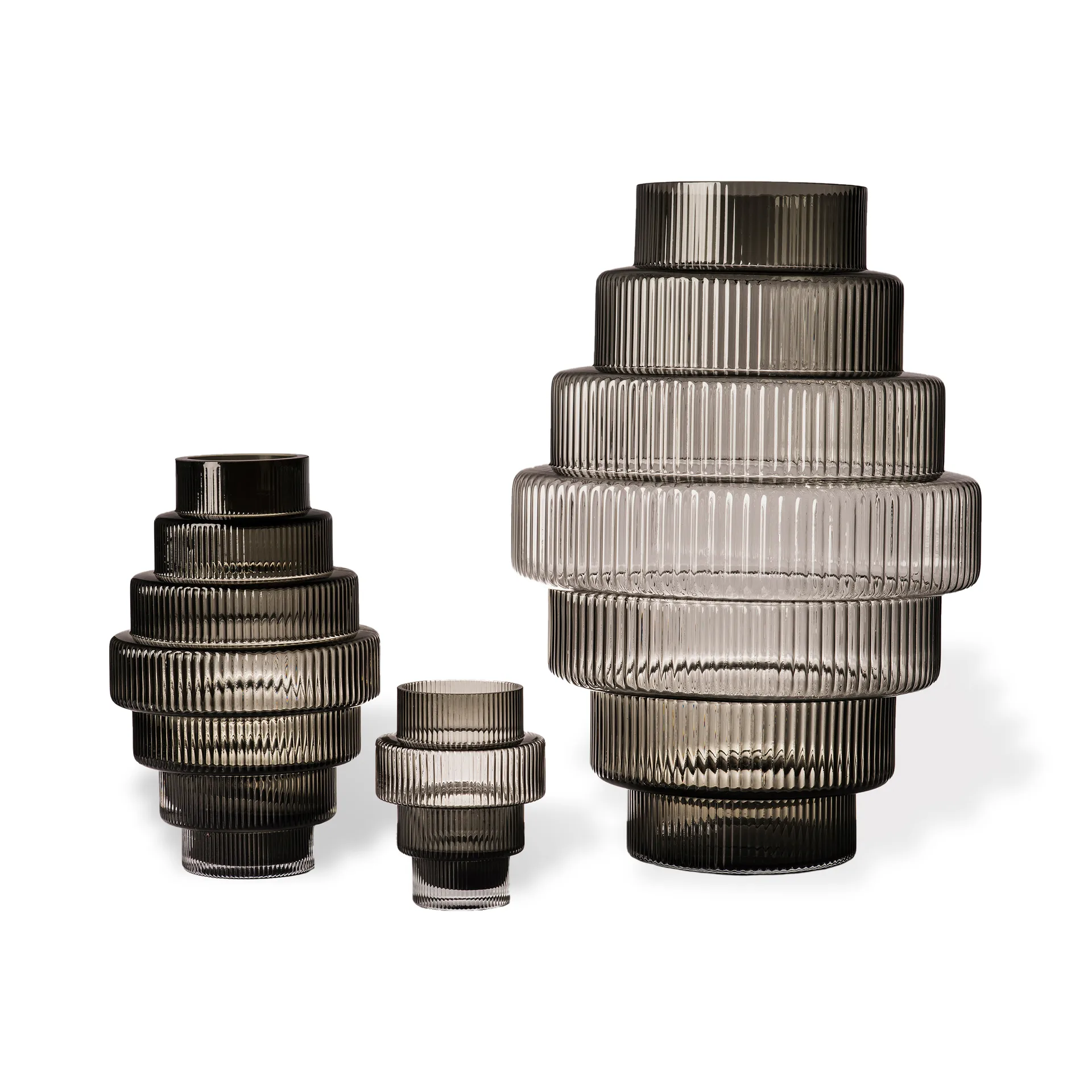 Steps vas S 30 cm, Dark grey POLSPOTTEN