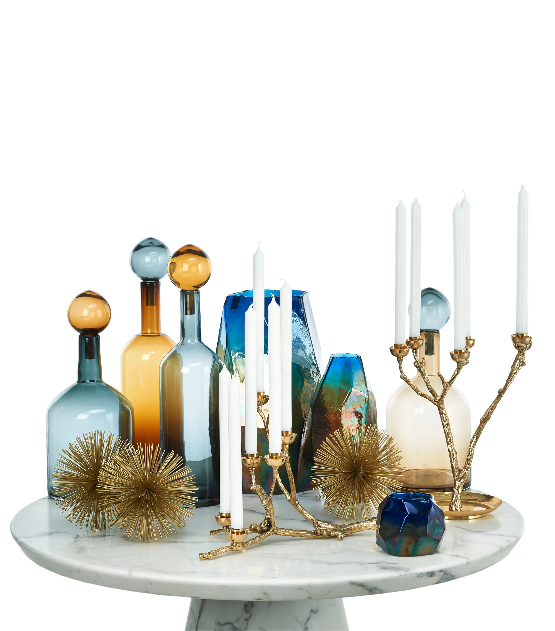 Twiggy ekorre ljusstake 30 cm, Guld POLSPOTTEN