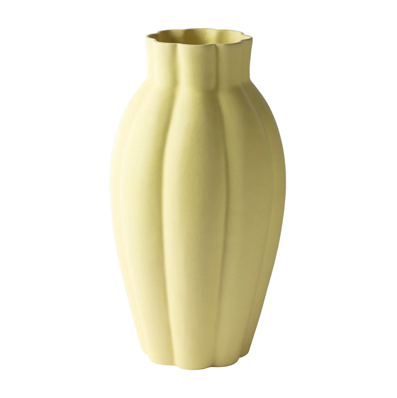 Birgit vas 35 cm, Pale Yellow PotteryJo