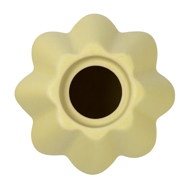Birgit vas/ljuslykta 14 cm - Pale Yellow - PotteryJo